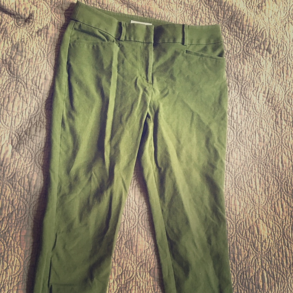 LOFT Pants Grass Green Riviera Fit like size 12